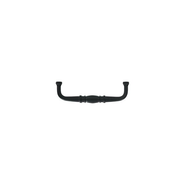 K4474U19 Colonial Wire Pull Paint Black, 10PK